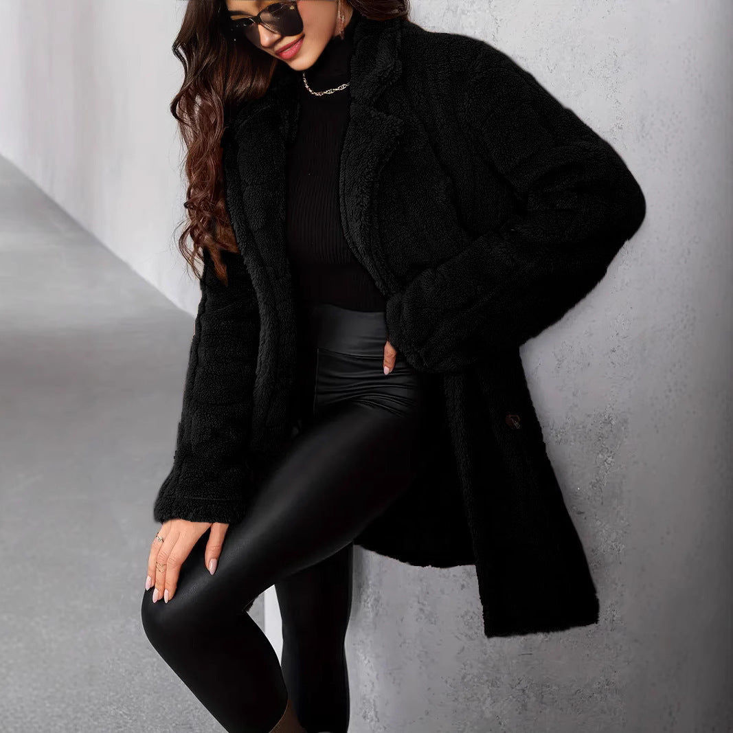 Comfy Loose Overcoat – Effortless Style & All-Day Warmth